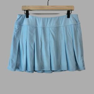 Jofit Light Blue Pleated Mini Athletic Golf Tennis Skort Size Large
